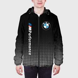 Куртка с капюшоном мужская BMW M PERFORMANCE, цвет: 3D-черный — фото 2
