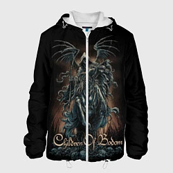 Куртка с капюшоном мужская Children of Bodom 17, цвет: 3D-белый