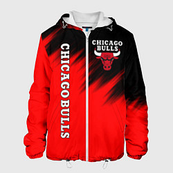 Куртка с капюшоном мужская CHICAGO BULLS, цвет: 3D-белый