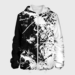 Куртка с капюшоном мужская Битва тьмы и света, цвет: 3D-белый