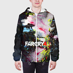 Куртка с капюшоном мужская FARCRY4, цвет: 3D-белый — фото 2
