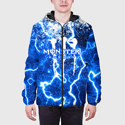 Куртка с капюшоном мужская MONSTER ENERGY, цвет: 3D-черный — фото 2