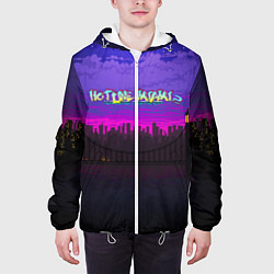 Куртка с капюшоном мужская HOTLINE MIAMI2, цвет: 3D-белый — фото 2
