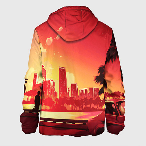 Мужская куртка HOTLINE MIAMI / 3D-Черный – фото 2