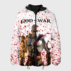 Куртка с капюшоном мужская GOD OF WAR, цвет: 3D-черный
