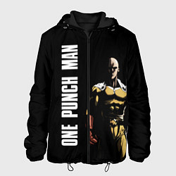 Куртка с капюшоном мужская One Punch Man, цвет: 3D-черный