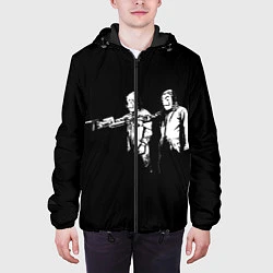 Куртка с капюшоном мужская Бумажный Дом, цвет: 3D-черный — фото 2
