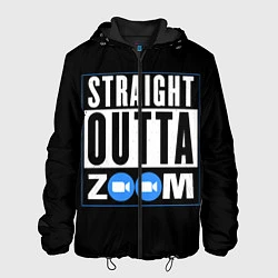 Куртка с капюшоном мужская ZOOM, цвет: 3D-черный