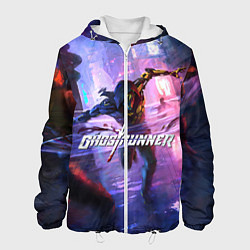 Куртка с капюшоном мужская Ghostrunner, цвет: 3D-белый