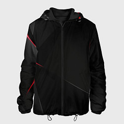 Куртка с капюшоном мужская DARK цвета 3D-черный — фото 1