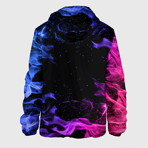 Мужская куртка ОГОНЬ НЕОН / 3D-Черный – фото 2