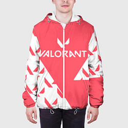 Куртка с капюшоном мужская Valorant, цвет: 3D-белый — фото 2