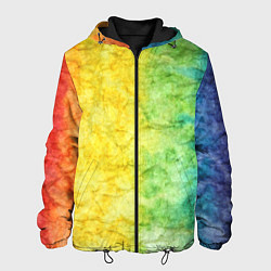 Мужская куртка Разноцветный акварель градиент