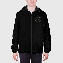 Куртка с капюшоном мужская Сэйлор мун, цвет: 3D-черный — фото 2