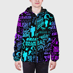 Куртка с капюшоном мужская BILLIE EILISH БИЛЛИ АЙЛИШ, цвет: 3D-черный — фото 2