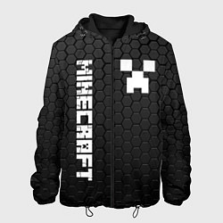 Куртка с капюшоном мужская MINECRAFT МАЙНКРАФТ, цвет: 3D-черный