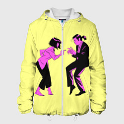 Куртка с капюшоном мужская Криминальное чтиво, цвет: 3D-белый