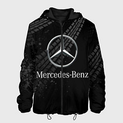 Куртка с капюшоном мужская MERCEDES, цвет: 3D-черный