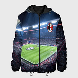 Куртка с капюшоном мужская FC MILAN, цвет: 3D-черный