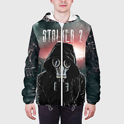 Куртка с капюшоном мужская Stalker 2 Зона, цвет: 3D-белый — фото 2