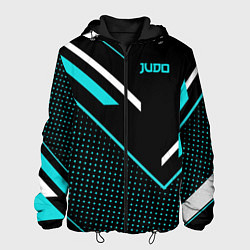 Куртка с капюшоном мужская Judo, цвет: 3D-черный