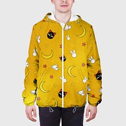 Куртка с капюшоном мужская СЕЙЛОР МУН, цвет: 3D-белый — фото 2
