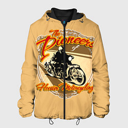 Куртка с капюшоном мужская Hoosier Motorcycling, цвет: 3D-черный