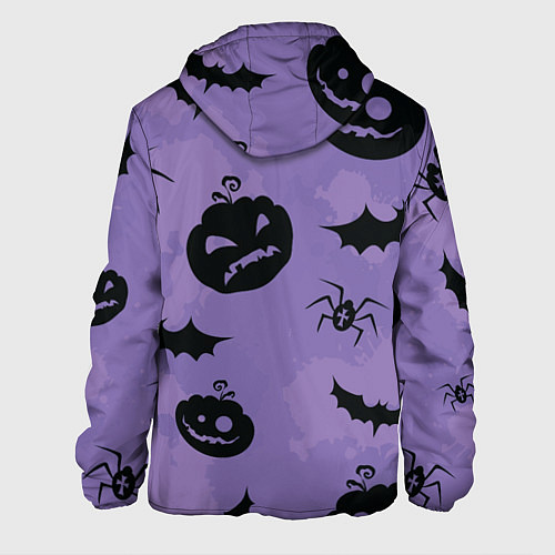 Мужская куртка Фиолетовый хэллоуин / 3D-Черный – фото 2