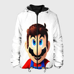 Куртка с капюшоном мужская Mario, цвет: 3D-черный