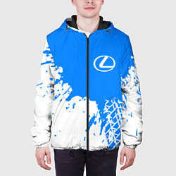 Куртка с капюшоном мужская LEXUS ЛЕКСУС, цвет: 3D-черный — фото 2