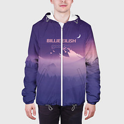 Куртка с капюшоном мужская Billie Eilish, цвет: 3D-белый — фото 2