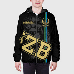 Куртка с капюшоном мужская Узбекистан, цвет: 3D-черный — фото 2