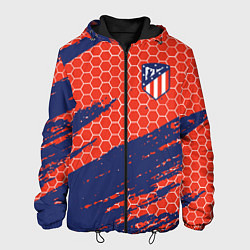 Куртка с капюшоном мужская Atletico Madrid, цвет: 3D-черный