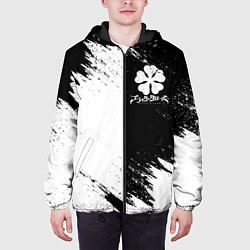 Куртка с капюшоном мужская ЧЁРНЫЙ КЛЕВЕР BLACK CLOVER, цвет: 3D-черный — фото 2