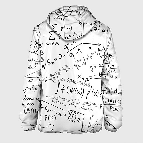 Мужская куртка Мама,я математик! / 3D-Черный – фото 2