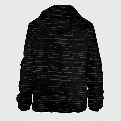 Мужская куртка Изыди вирус окаянный / 3D-Черный – фото 2