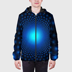 Куртка с капюшоном мужская Abstark, цвет: 3D-черный — фото 2