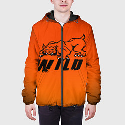 Куртка с капюшоном мужская WildДикий, цвет: 3D-черный — фото 2