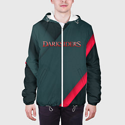 Куртка с капюшоном мужская DARKSIDERS ДАРКСАЙДЕРС S, цвет: 3D-белый — фото 2