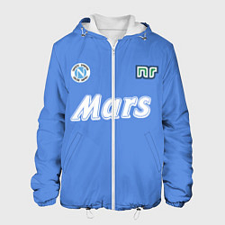 Куртка с капюшоном мужская Диего Марадона Наполи, цвет: 3D-белый