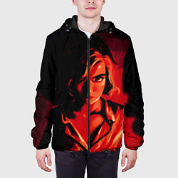 Куртка с капюшоном мужская Ход Королевы, цвет: 3D-черный — фото 2