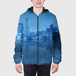Куртка с капюшоном мужская New York, цвет: 3D-черный — фото 2
