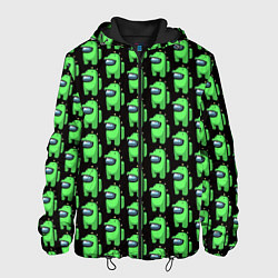 Куртка с капюшоном мужская Among Us Crocodile, цвет: 3D-черный