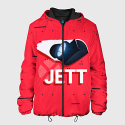 Куртка с капюшоном мужская Jett, цвет: 3D-черный
