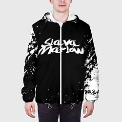 Куртка с капюшоном мужская Slava marlow, цвет: 3D-белый — фото 2