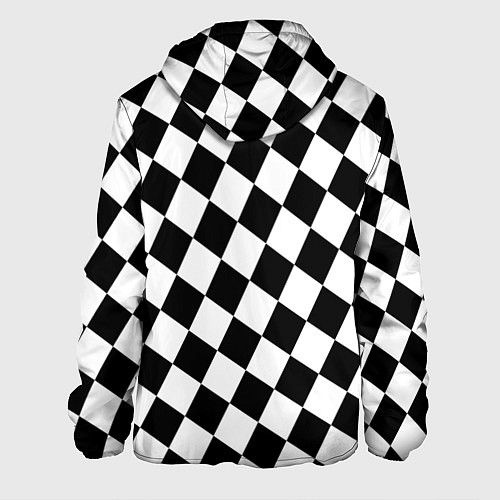 Мужская куртка Клетки / 3D-Черный – фото 2
