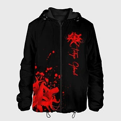Куртка с капюшоном мужская Tokyo Ghoul, цвет: 3D-черный