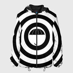 Куртка с капюшоном мужская Узор Академия Амбрелла, цвет: 3D-черный