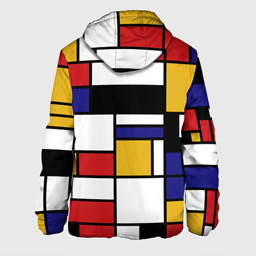Мужская куртка Color blocking / 3D-Черный – фото 2