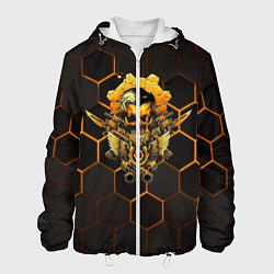 Куртка с капюшоном мужская Gears tactics, цвет: 3D-белый